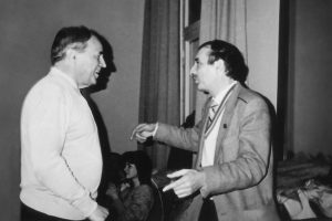 With Pierre Boulez at the Moscow Conservatory