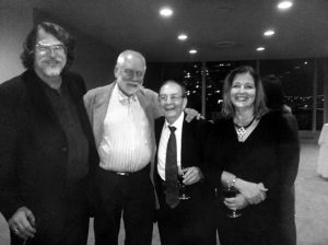 With Chris Brubeck, Teresa Brubeck and Russell Gloyd after the joint performance at the United Nations